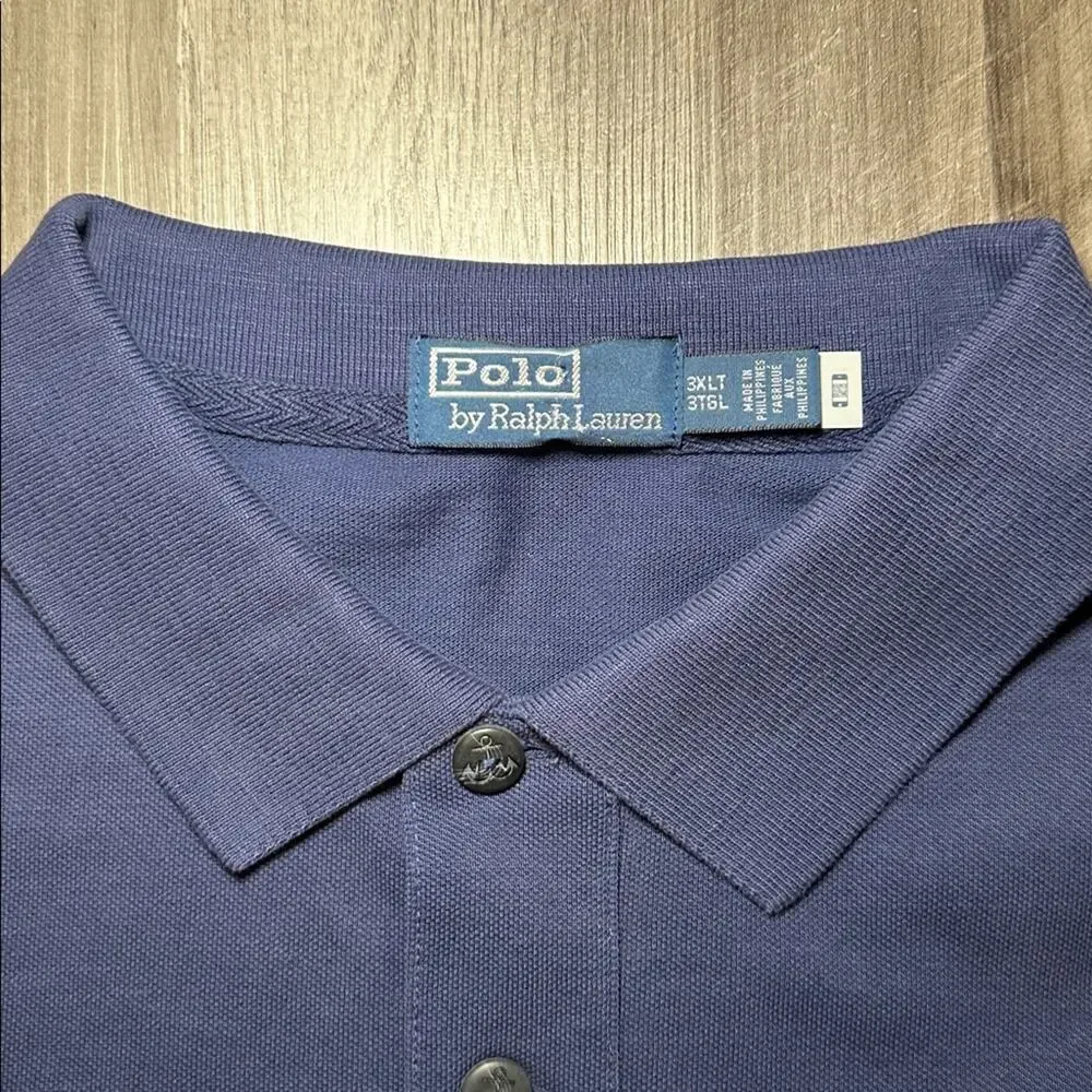 Polo by Ralph Lauren USRL Naval Regatta Knit Polo - 3XLT